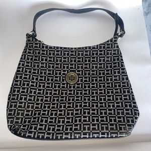tommy hilfiger monogram purse shoulder bag